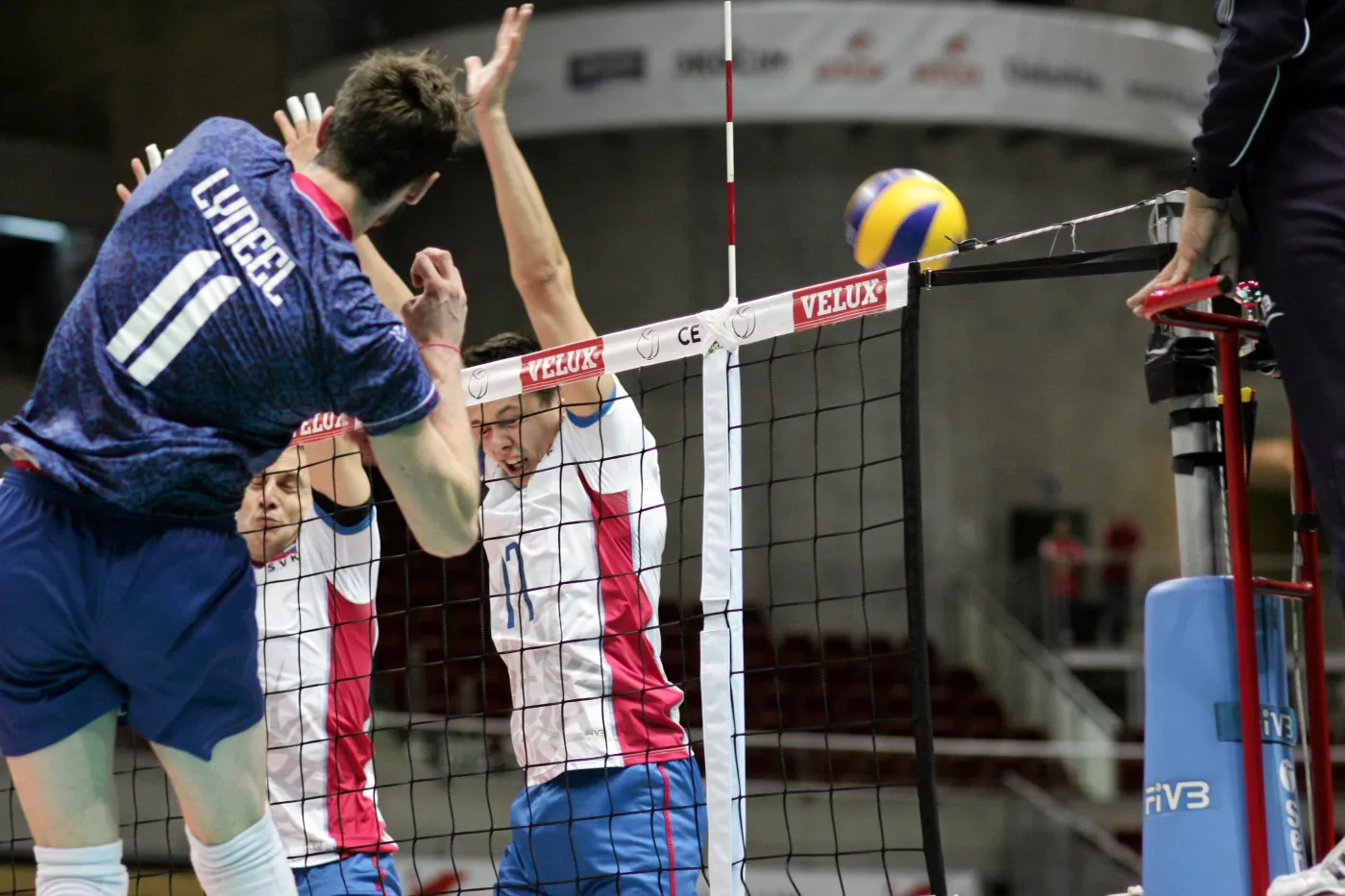 Mecz siatkarzy Francja - Słowacja
