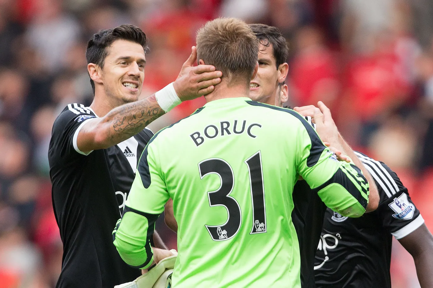 Artur Boruc i jego klubowi koledzy