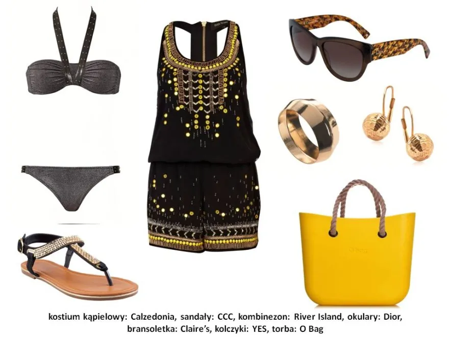 Metaliczny trend - modne stylizacje na lato 2013 