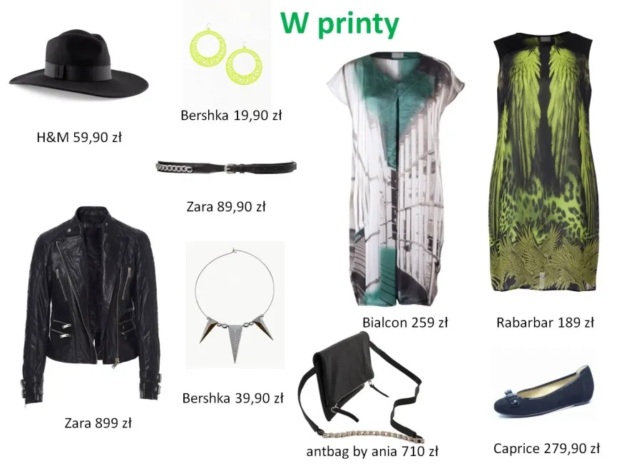 Stylizacje na imprezę pod chmurką