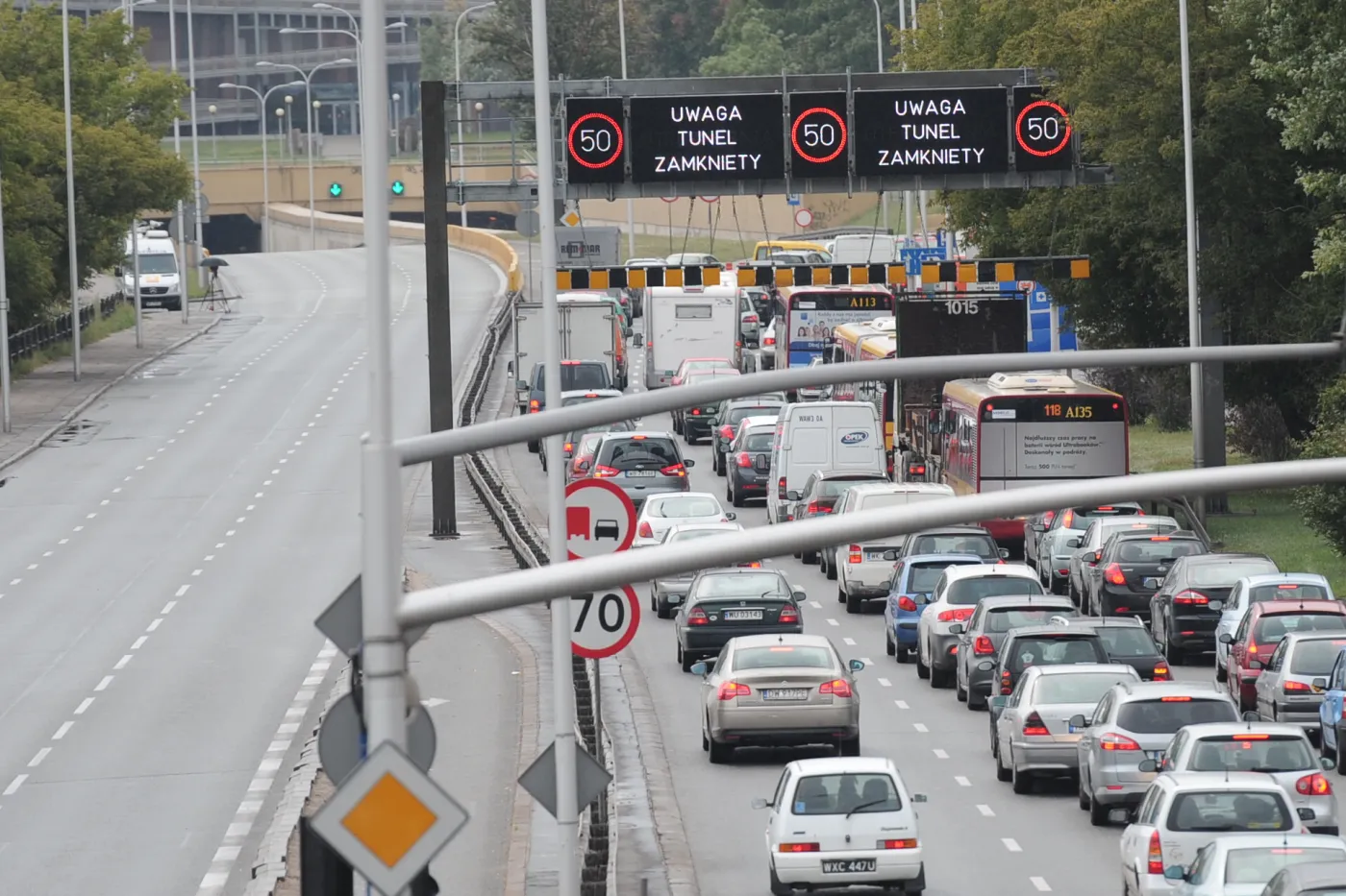 Odpowiedź na referendum? Gronkiewicz-Waltz otworzy tunel Wisłostrady
