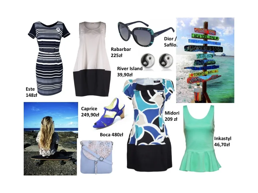 Modne stylizacje na letnie wyjazdy
