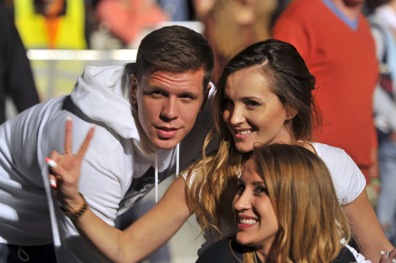 Marina Łuczenko i Wojciech Szczęsny