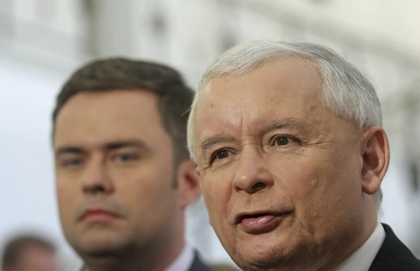 Adam Hofman i Jarosław Kaczyński