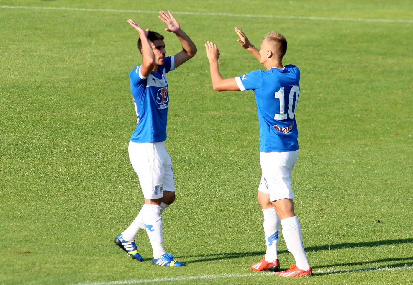 Vojo Ubiparip i Łukasz Teodorczyk