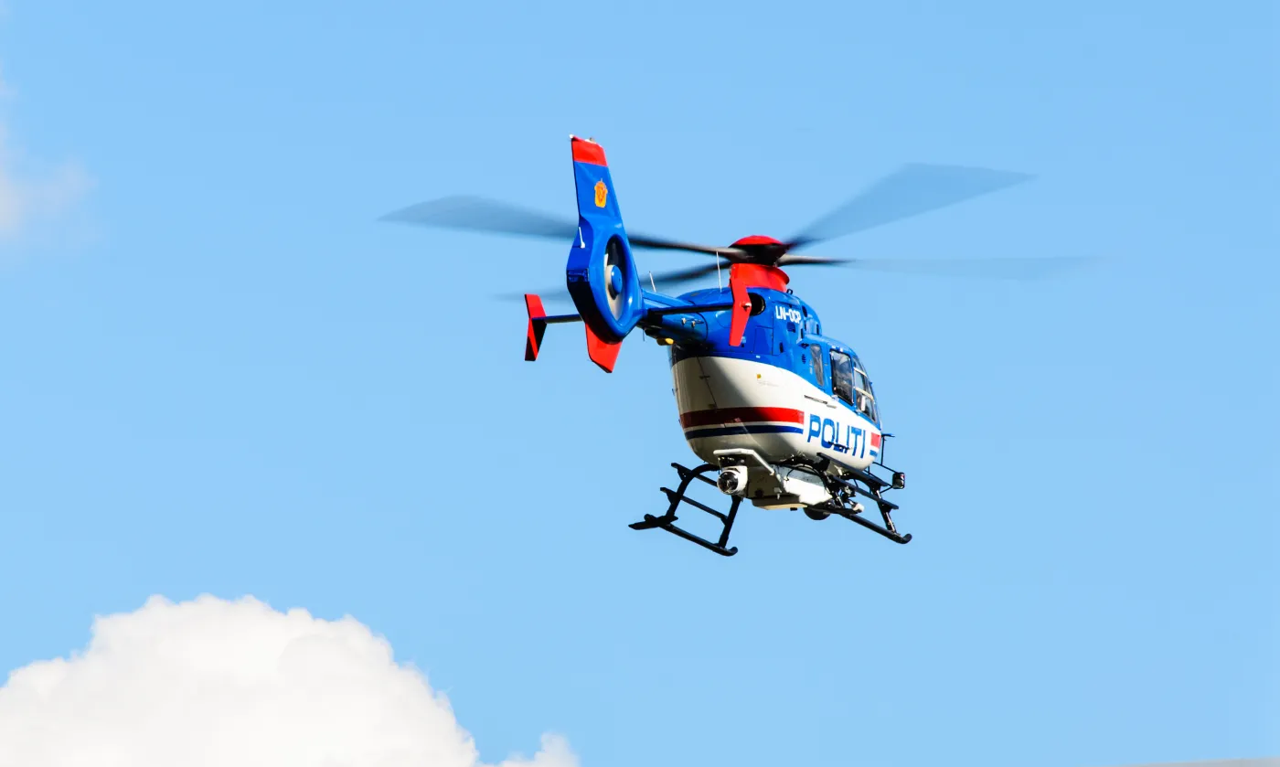 Norweski śmigłowiec policyjny