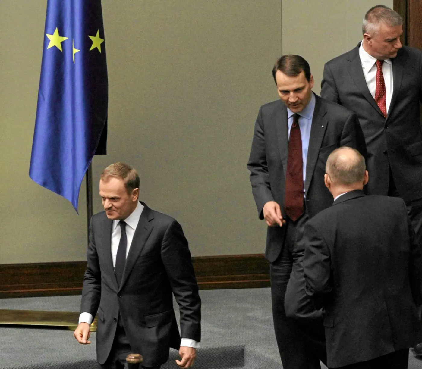 Premier Donald Tusk i szef MSZ Radosław Sikorski