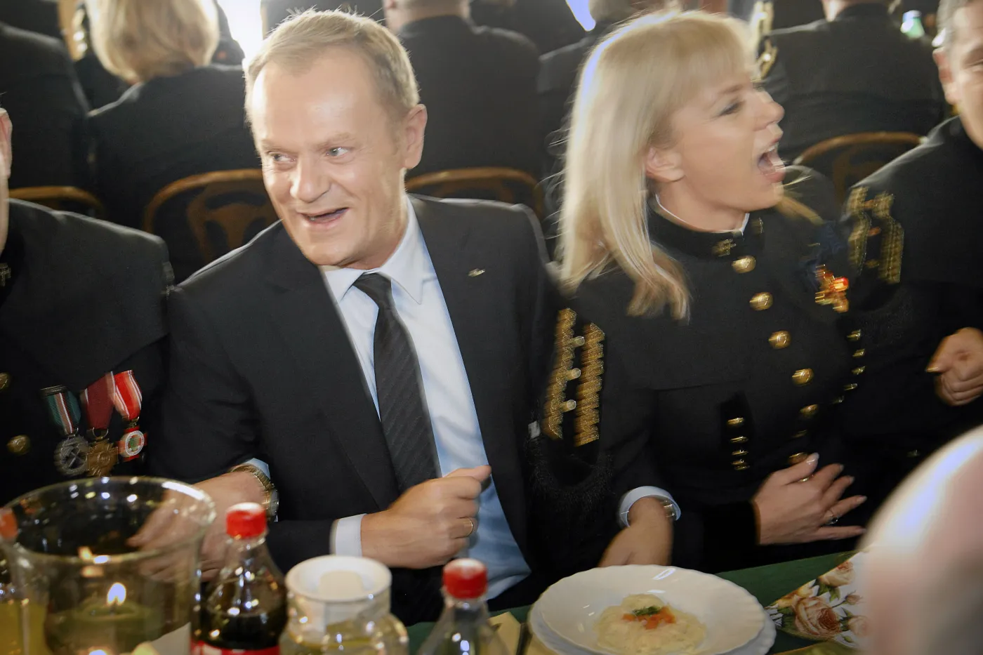 Donald Tusk i Elżbieta Bieńkowska