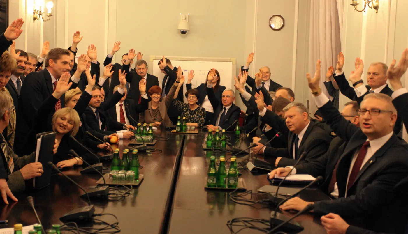 Posiedzenie zespołu parlamentarnego