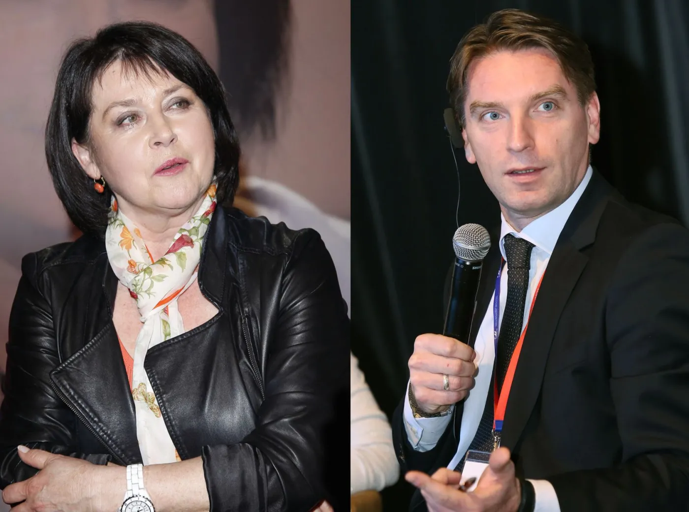 Tomasz Lis i Elżbieta Jaworowicz