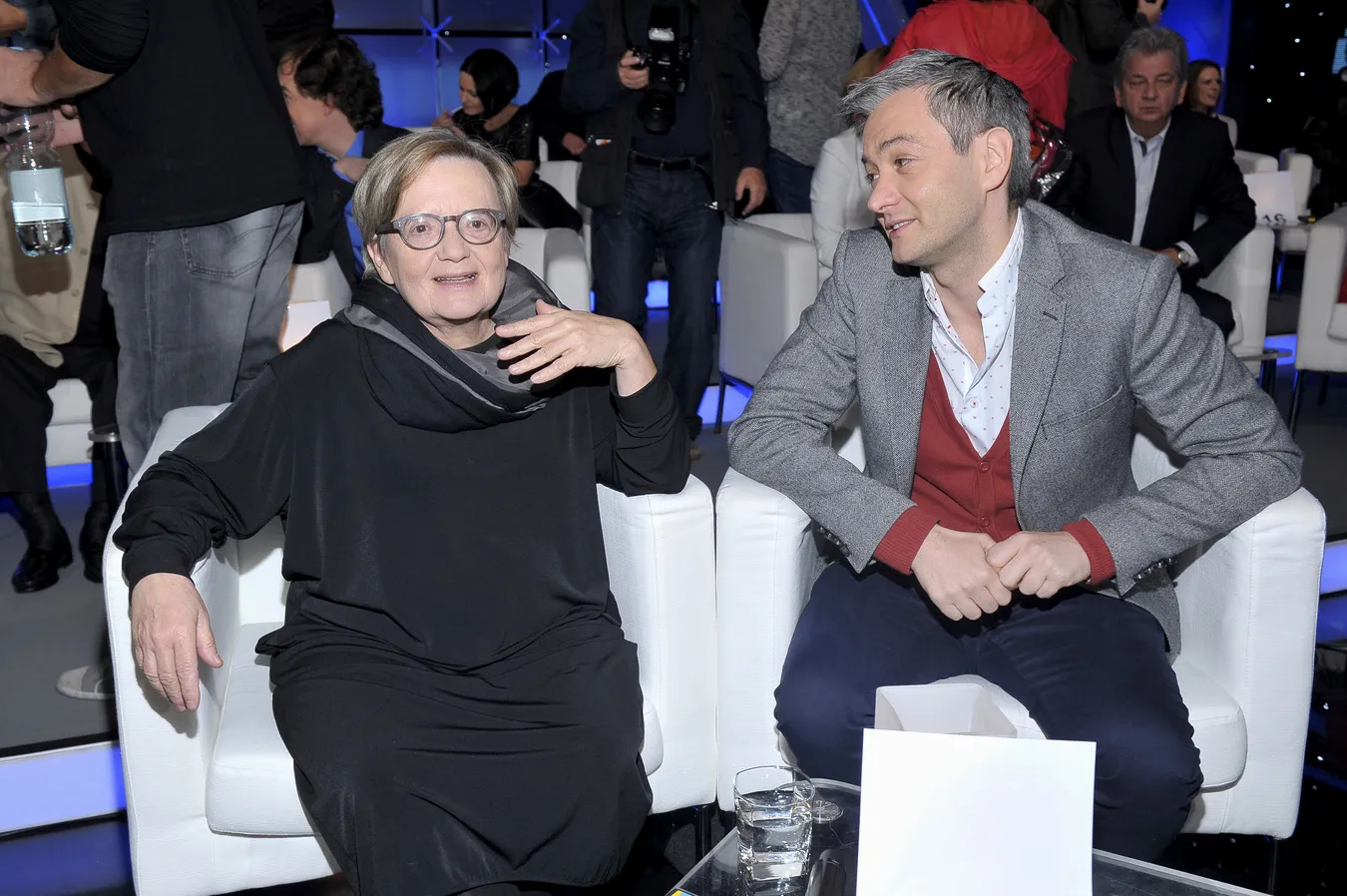 Agnieszka Holland i Robert Biedroń