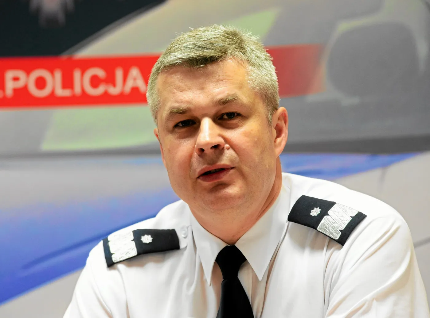 Komendant główny policji Marek Działoszyński