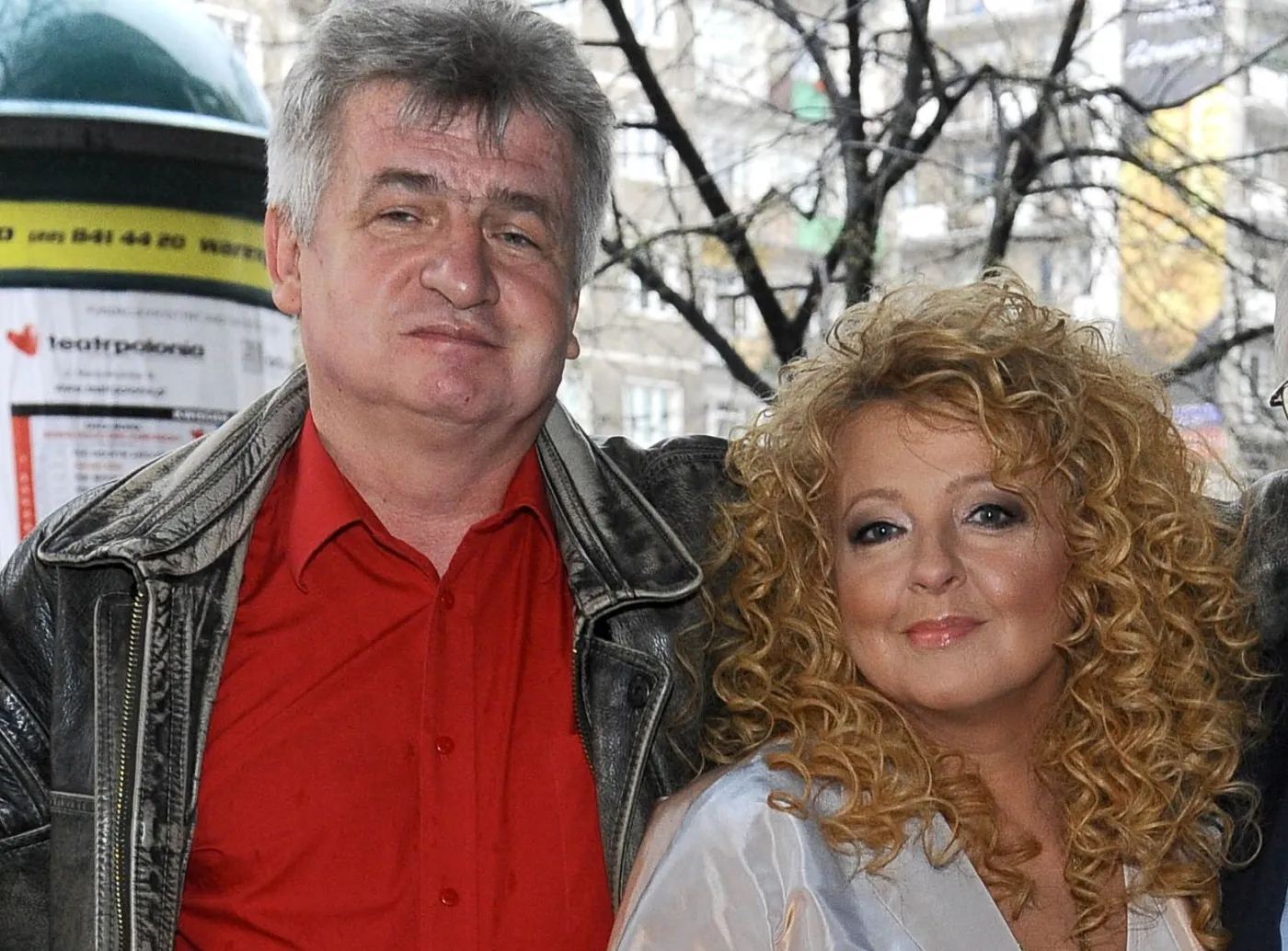 Magda Gessler z bratem Piotrem Ikonowiczem