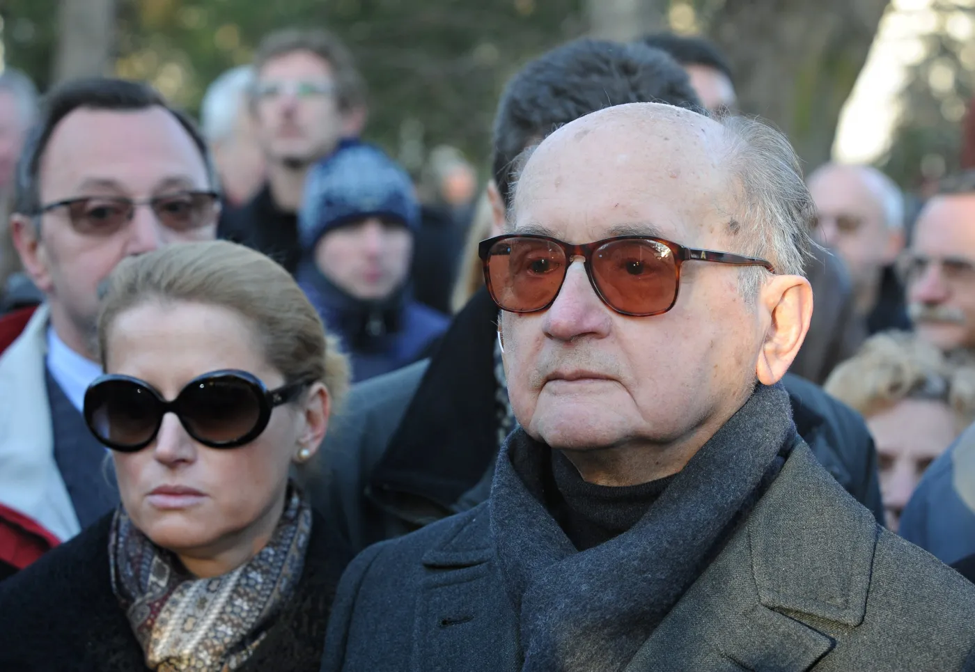 Generał Wojciech Jaruzelski wraz z córką Moniką