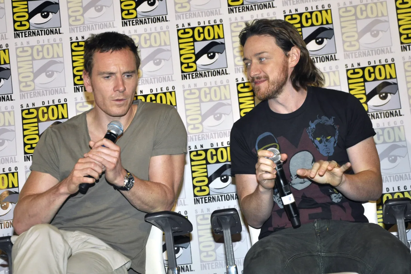 Michael Fassbender i James McAvoy promowali "X-Men: Days of Future Past" na Comic Con International 2013