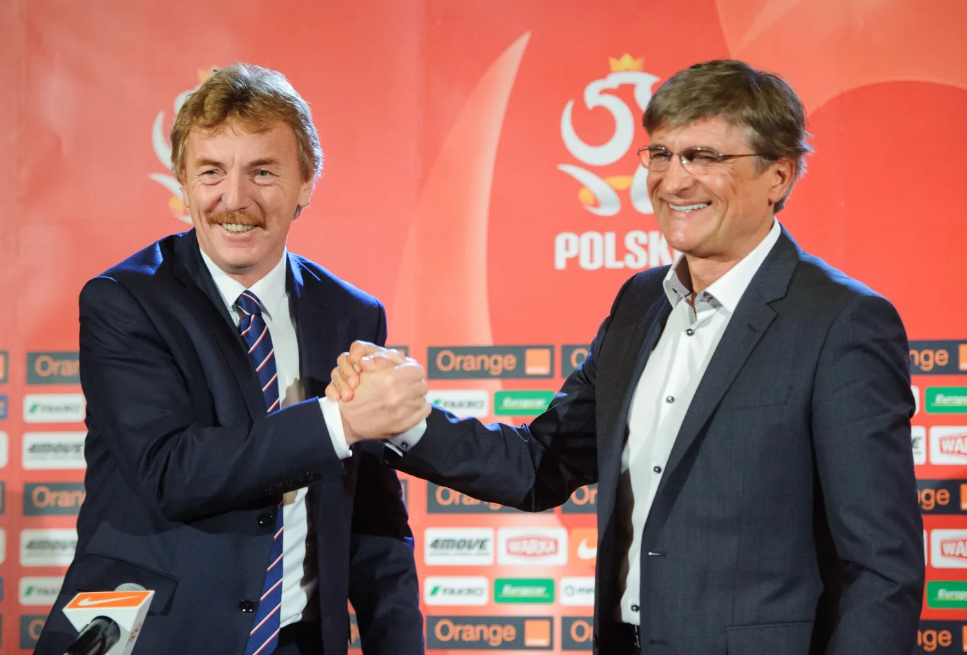 Zbigniew Boniek i Adam Nawałka