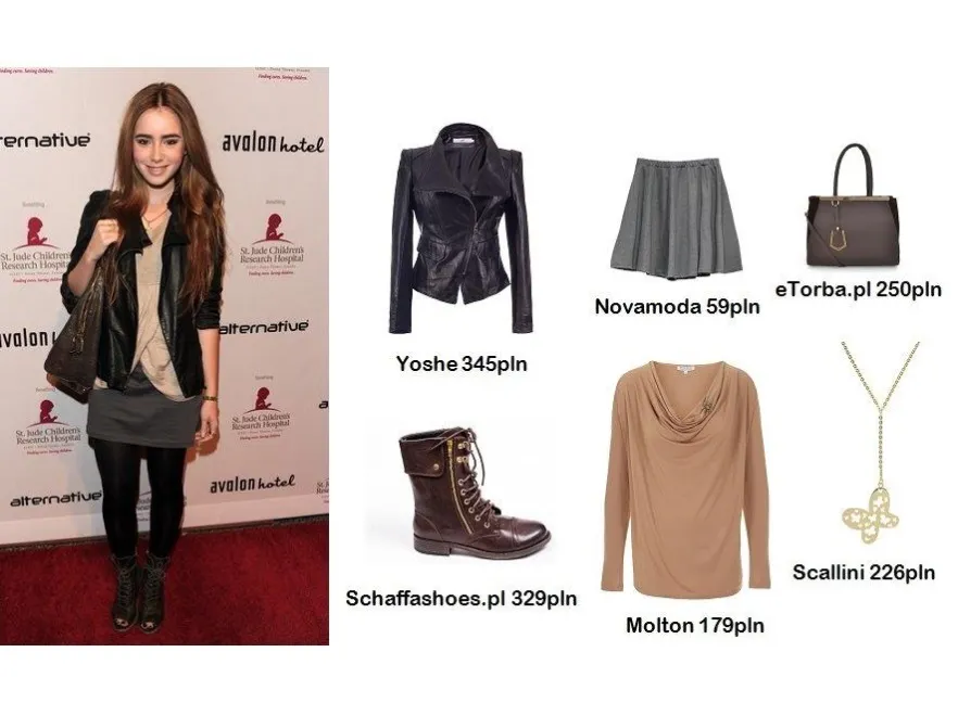 Modnie, ale bez nadęcia: zestawy inspirowane stylem Lily Collins