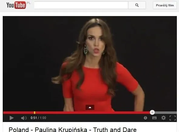 Miss Polonia mówi po angielsku i ucieka przed potworem [WIDEO]