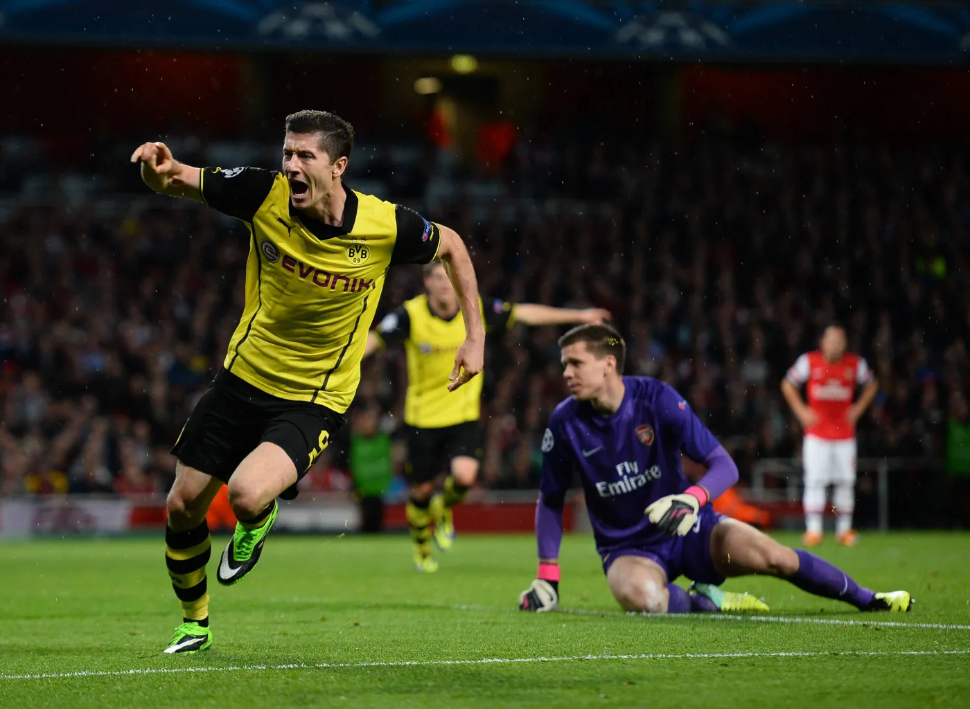 Robert Lewandowski i Wojciech Szczęsny