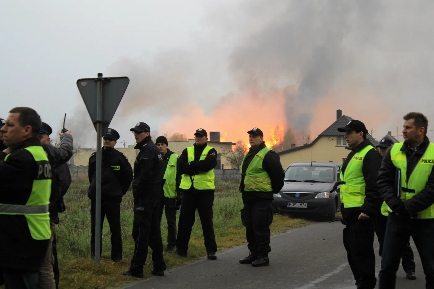 Wybuch gazu w Jankowie Przygodzkim