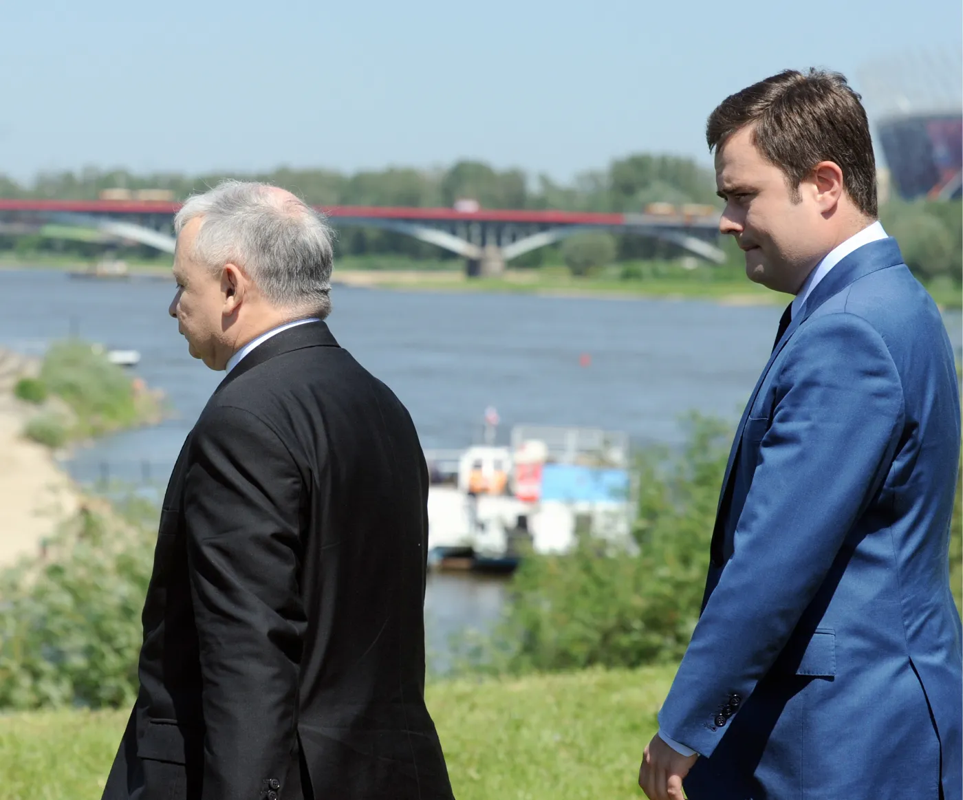 Jarosław Kaczyński i Adam Hofman