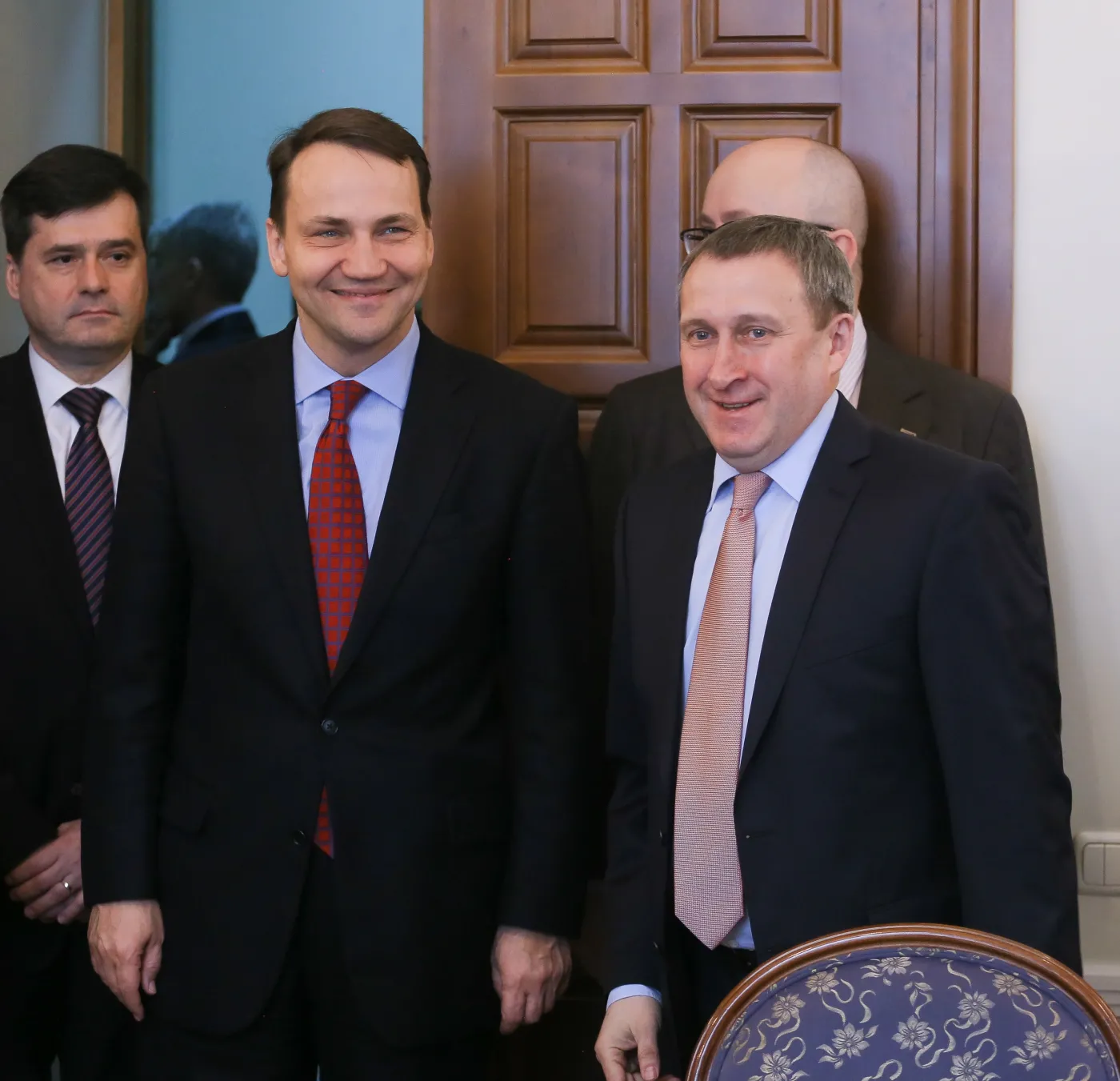 Andrij Deszczyca i Radosław Sikorski