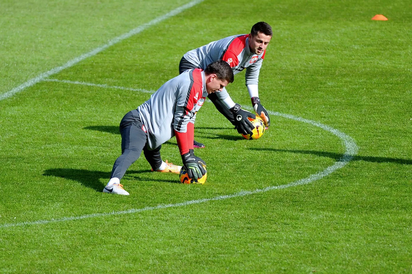Łukasz Fabiański i Wojciech Szczęsny