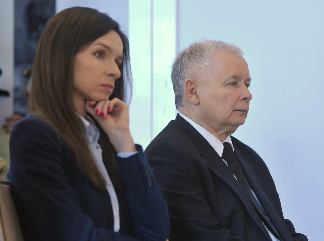 Marta Kaczyńska i Jarosław Kaczyński