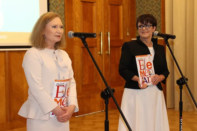 Maria Lorek i Joanna Kluzik-Rostkowska