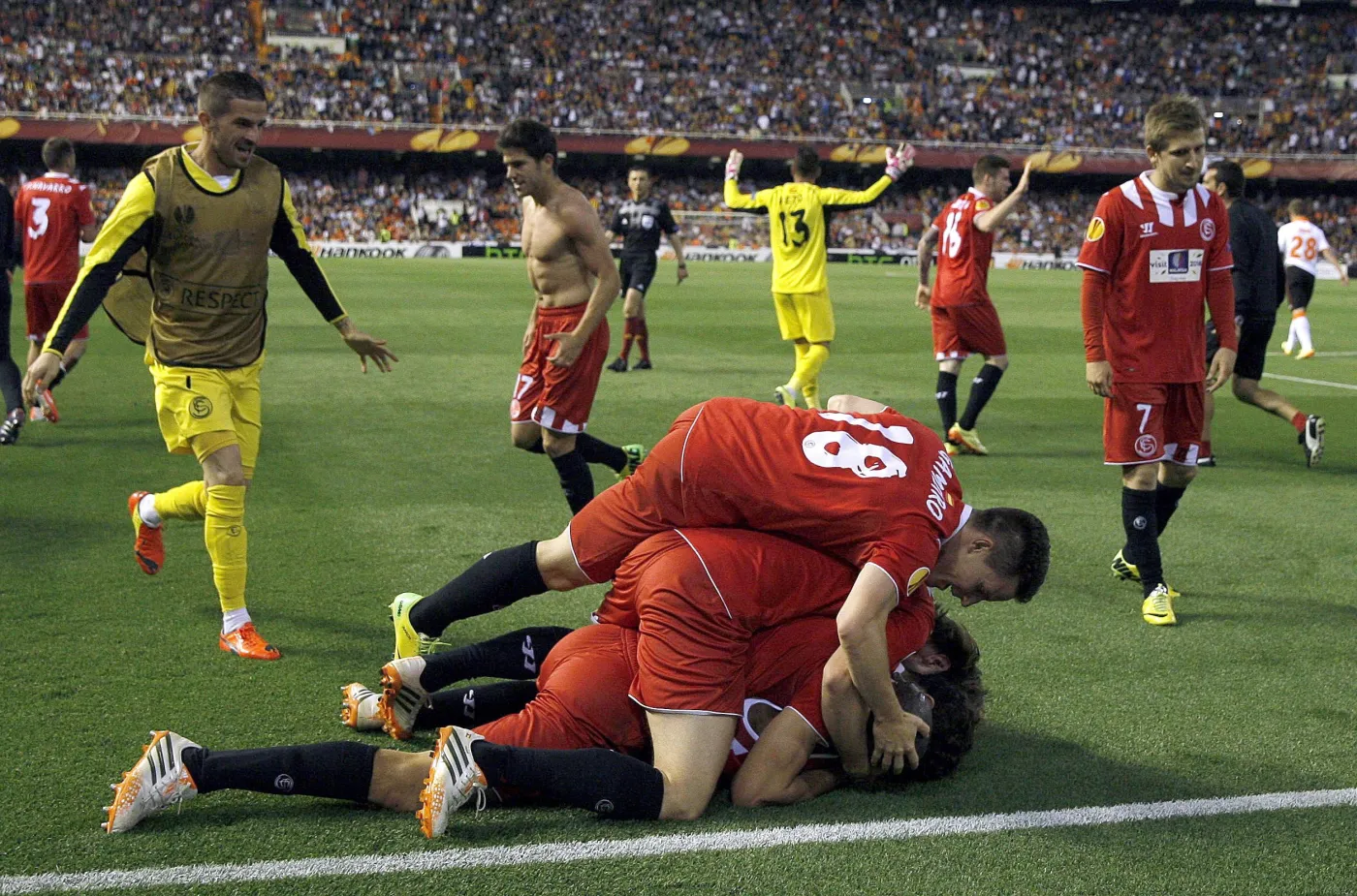 Tak Sevilla cieszyła się z awansu