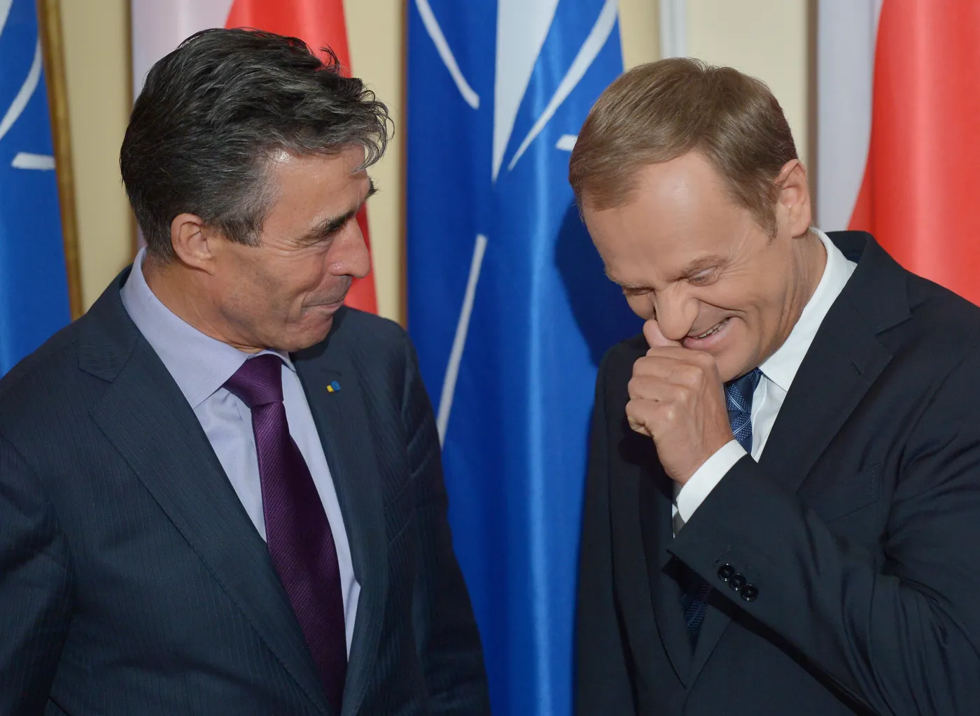 Donald Tusk i Anders Fogh Rasmussen