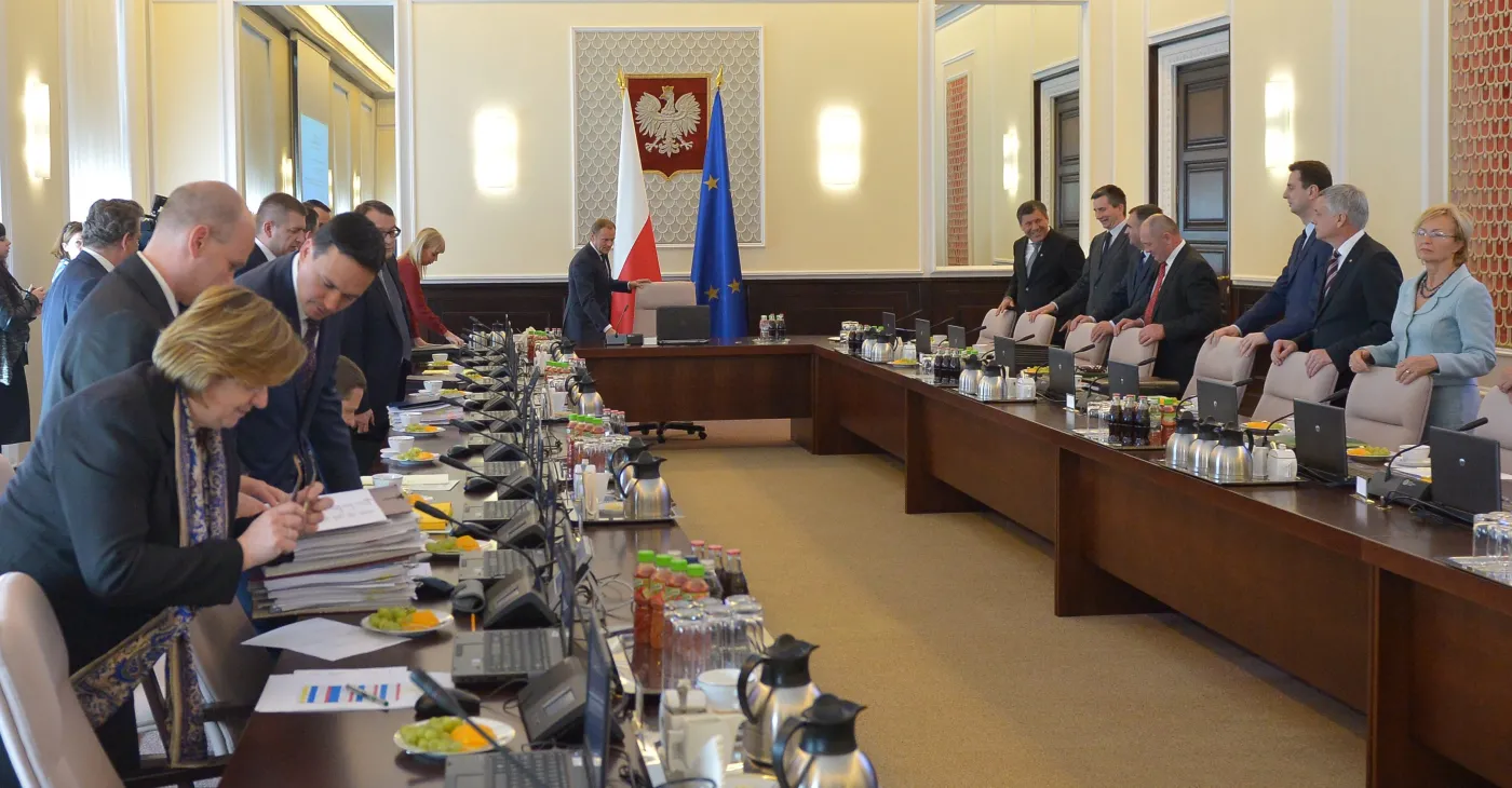 Posiedzenie rządu Donalda Tuska