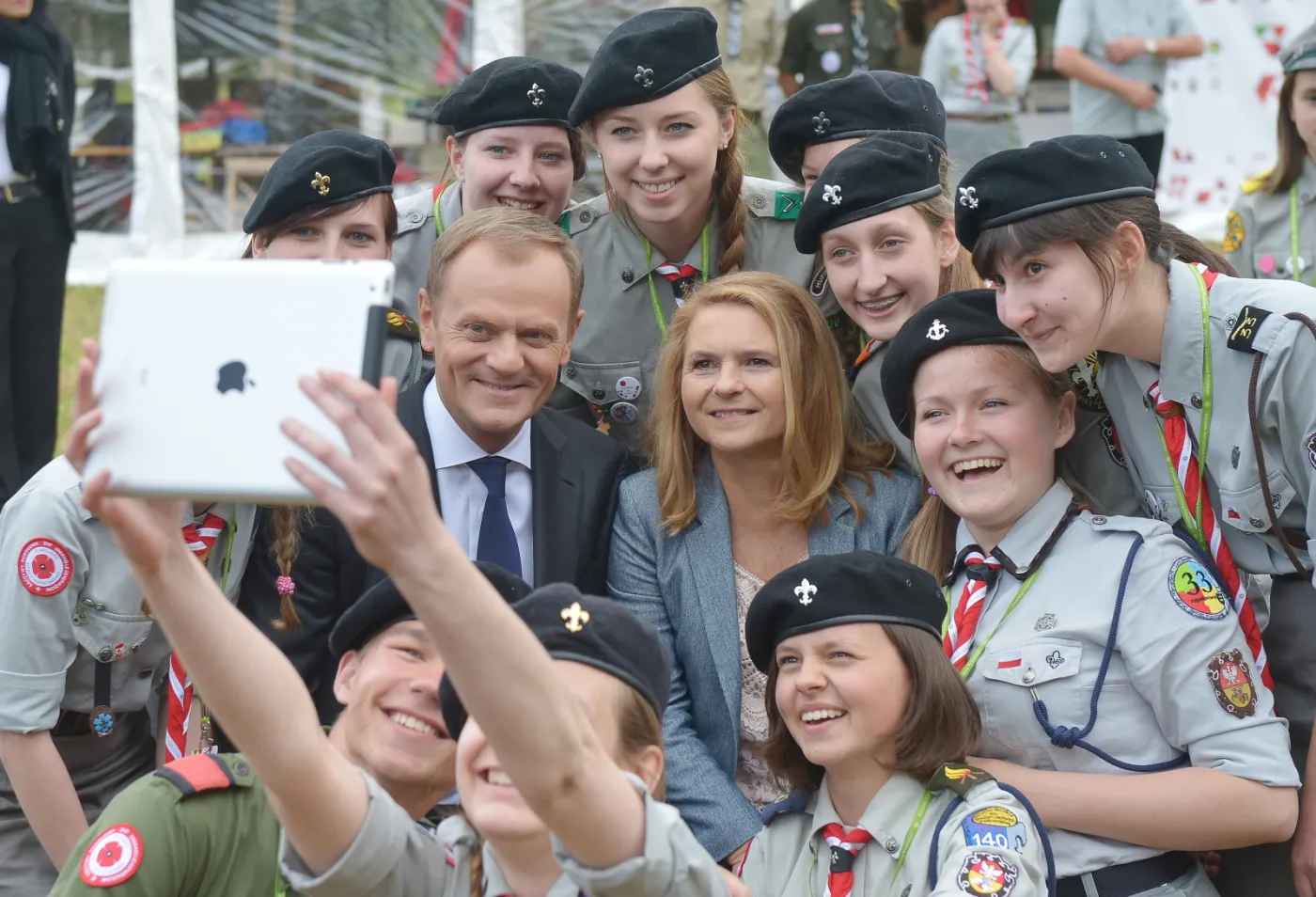 Donald Małgorzata Tusk Anna Maria Anders Monte Cassino