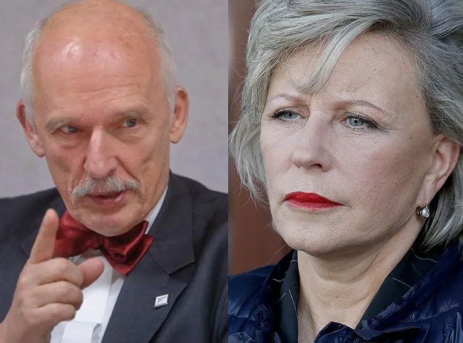 Janusz Korwin-Mikke, Krystyna Janda
