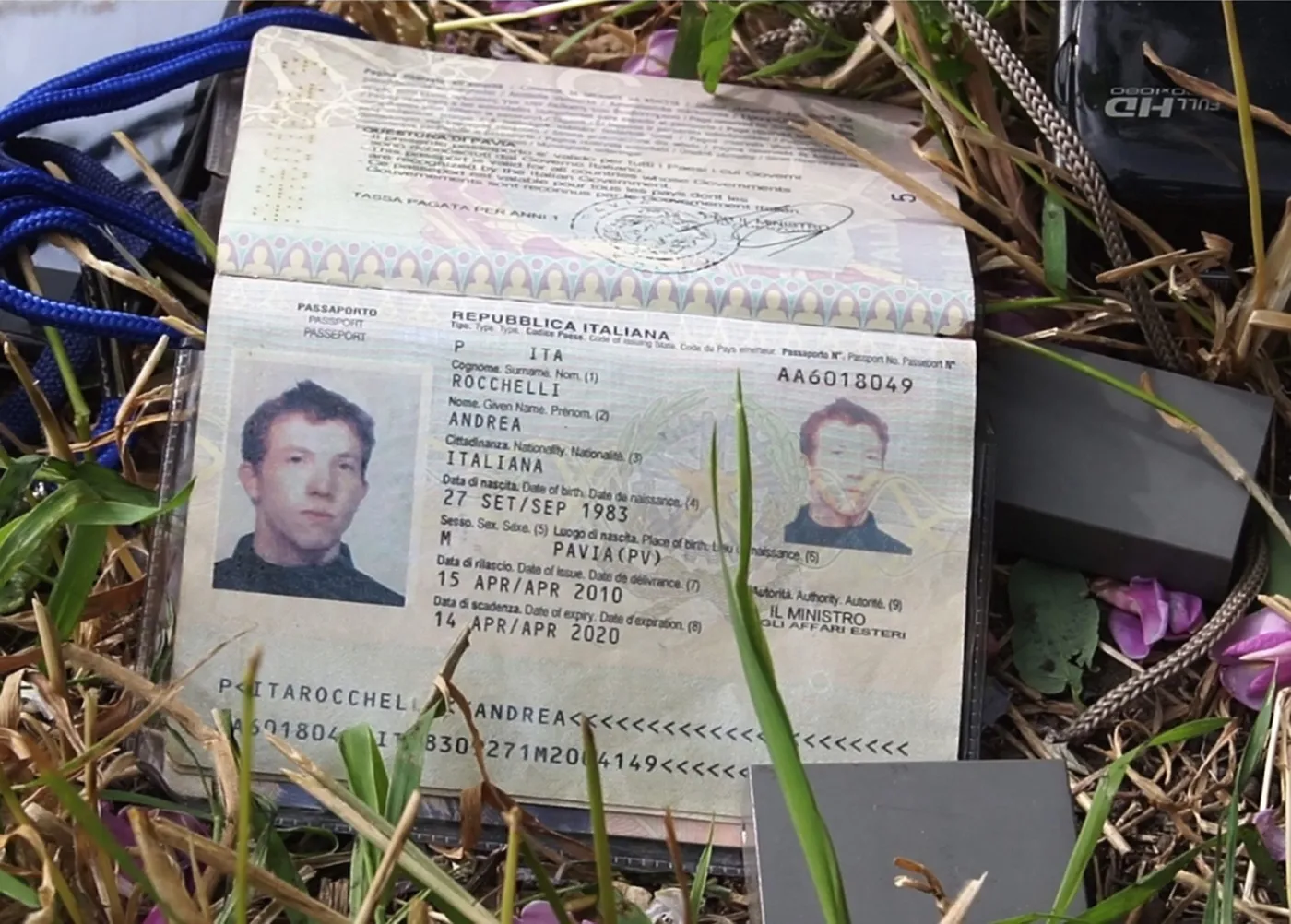 Paszport włoskiego dziennikarza zabitego pod Słowiańskiem