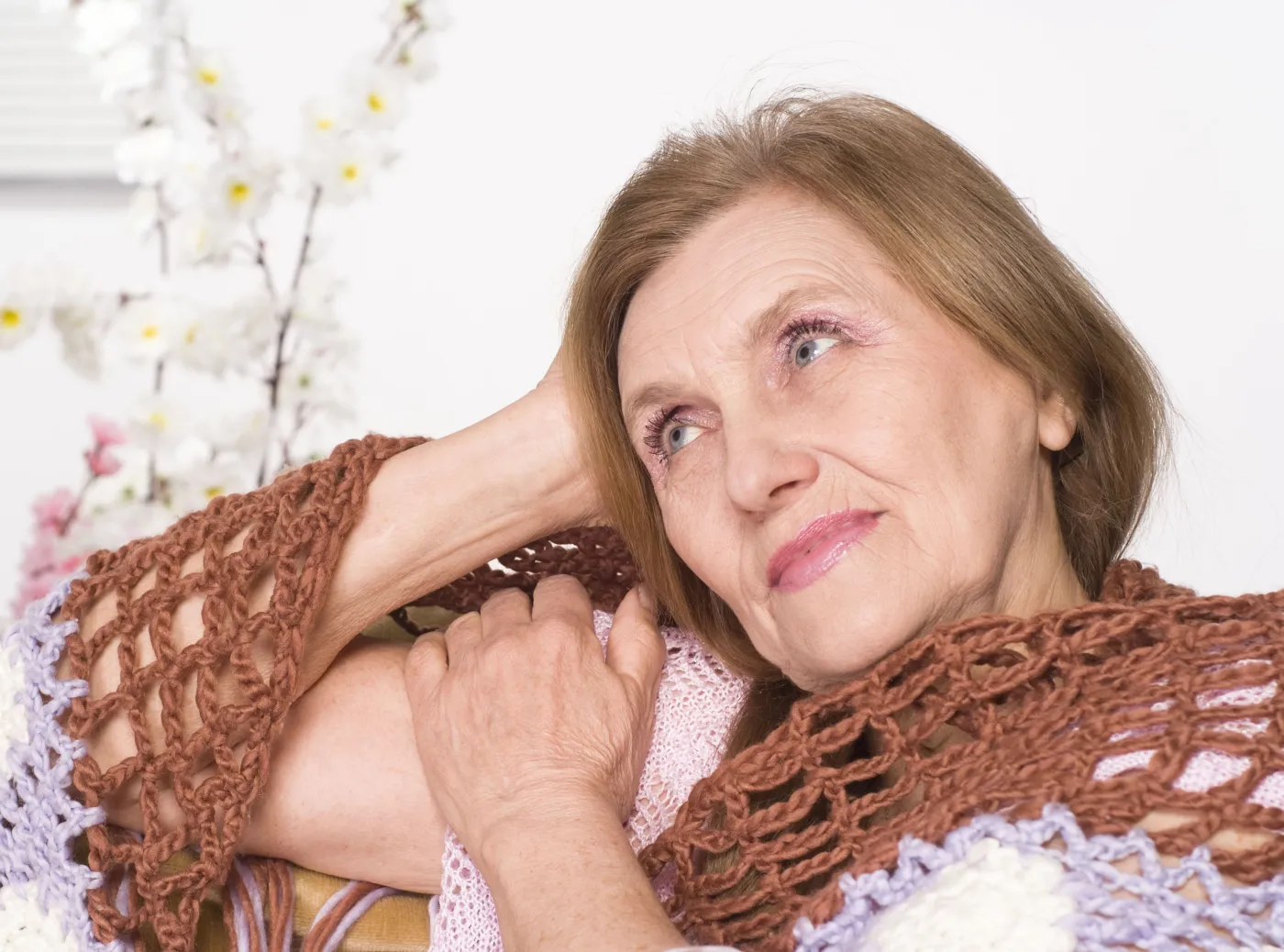senior babcia kobieta depresja