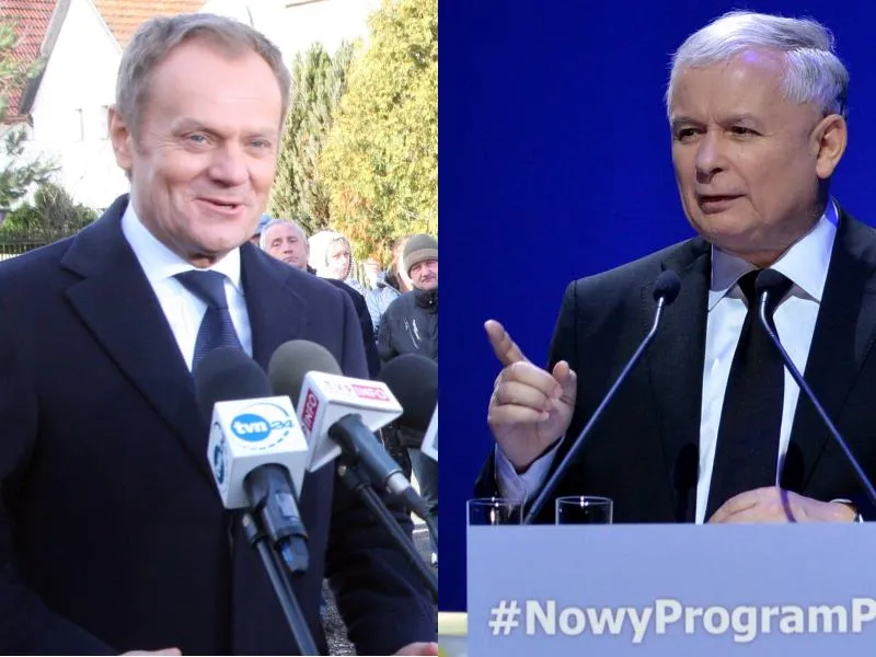 Donald Tusk i Jarosław Kaczyński