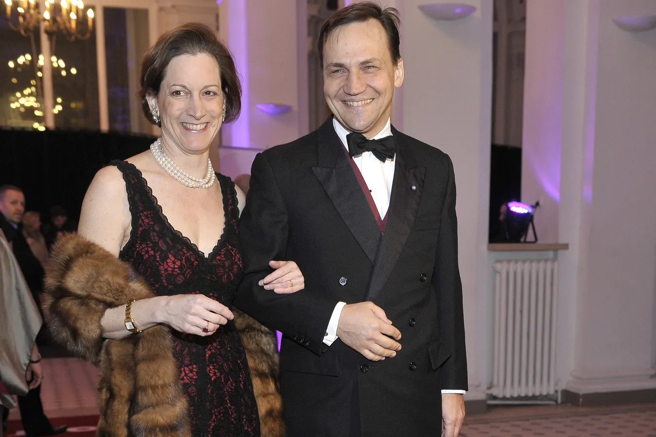 Anne Applebaum i Radosław Sikorski
