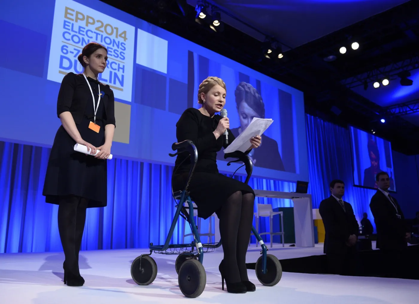 Julia Tymoszenko na kongresie EPP