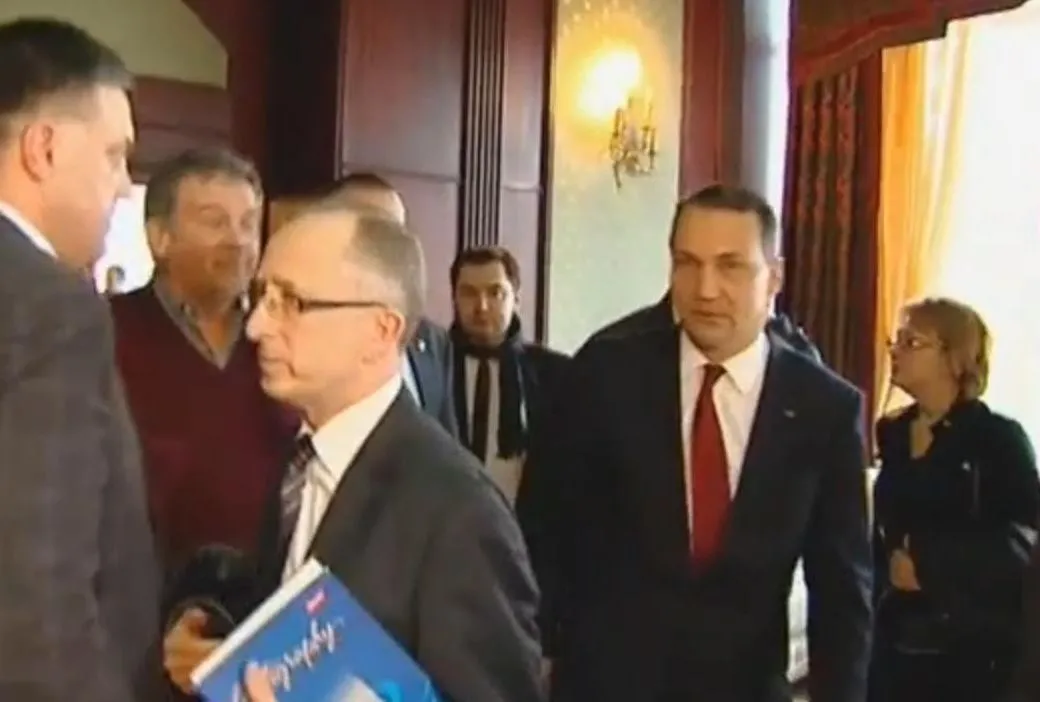 Radosław Sikorski po spotkaniu z liderami Majdanu