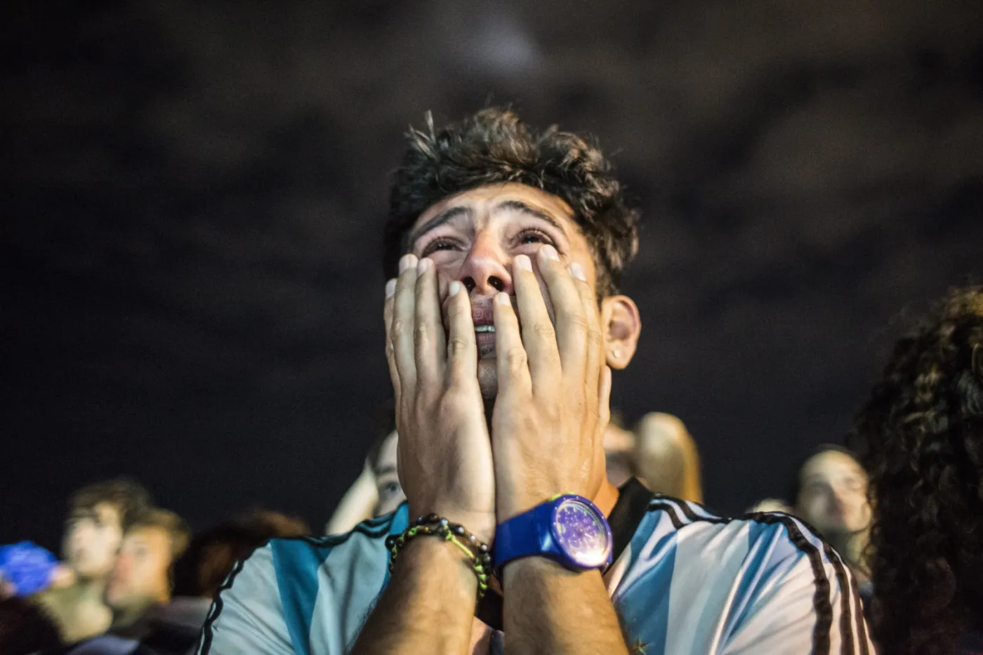 Argentyński kibic po przegranej w finale