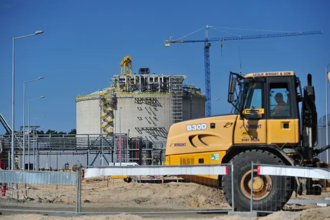 O tej inwestycji rozmawiano na taśmach "Wprost". Tak wygląda budowa gazoportu