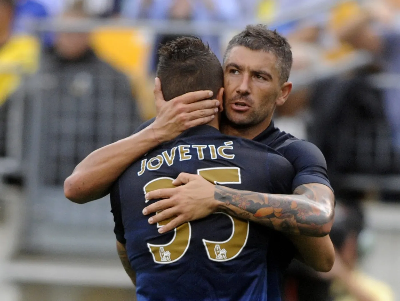 Aleksander Kolarov i Stevan Jovetic