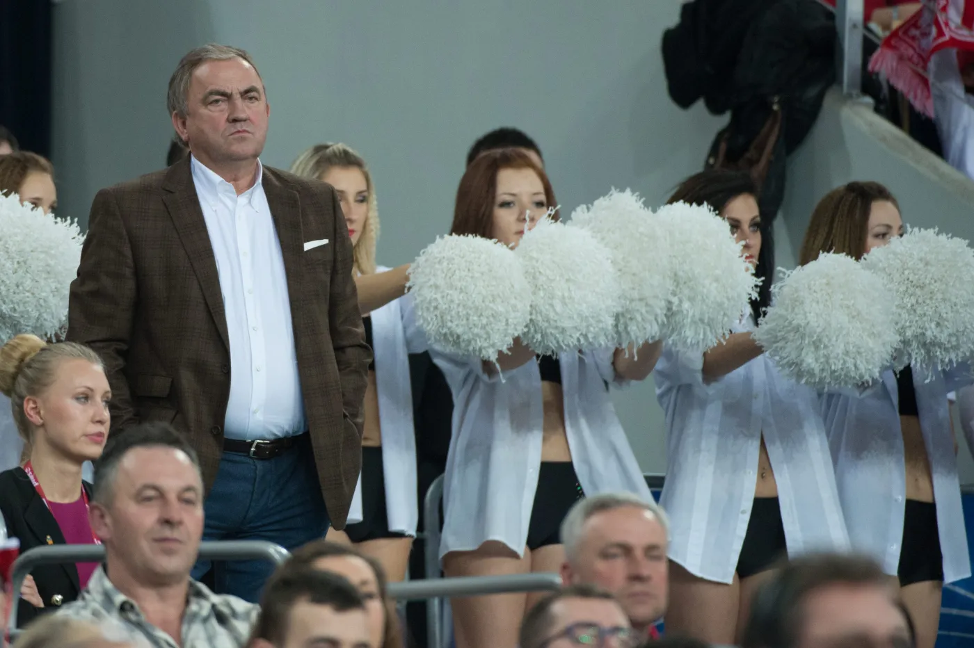 Prezes PZPS Mirosław Przedpełski