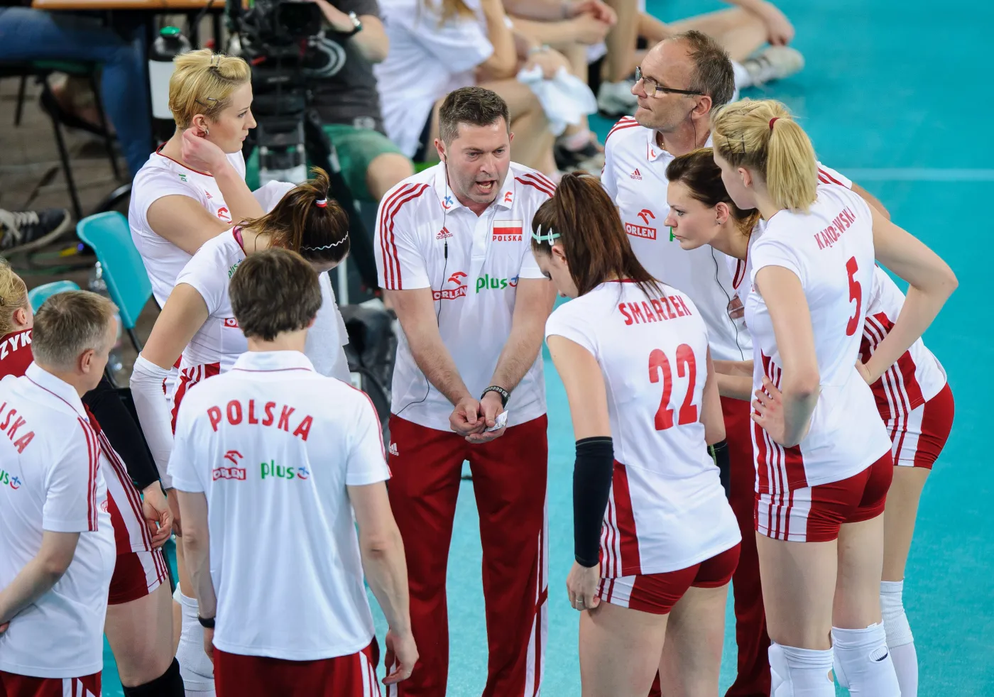 Piotr Makowski i jego siatkarki