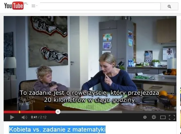 Kobieta vs. zadanie z matematyki [WIDEO]