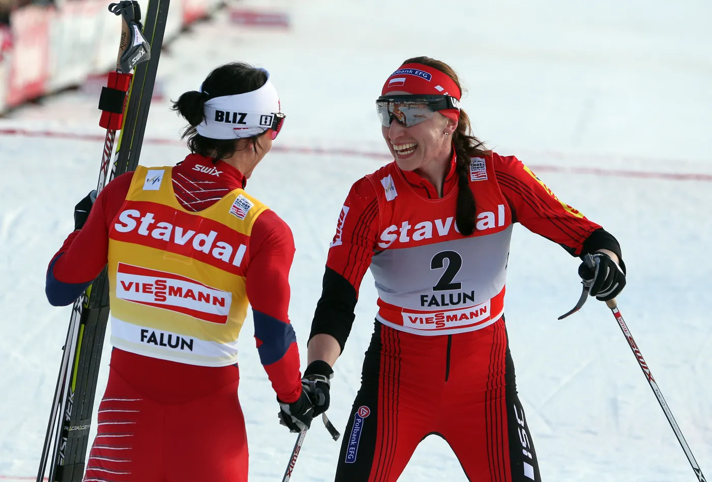 Marit Bjoergen i Justyna Kowalczyk