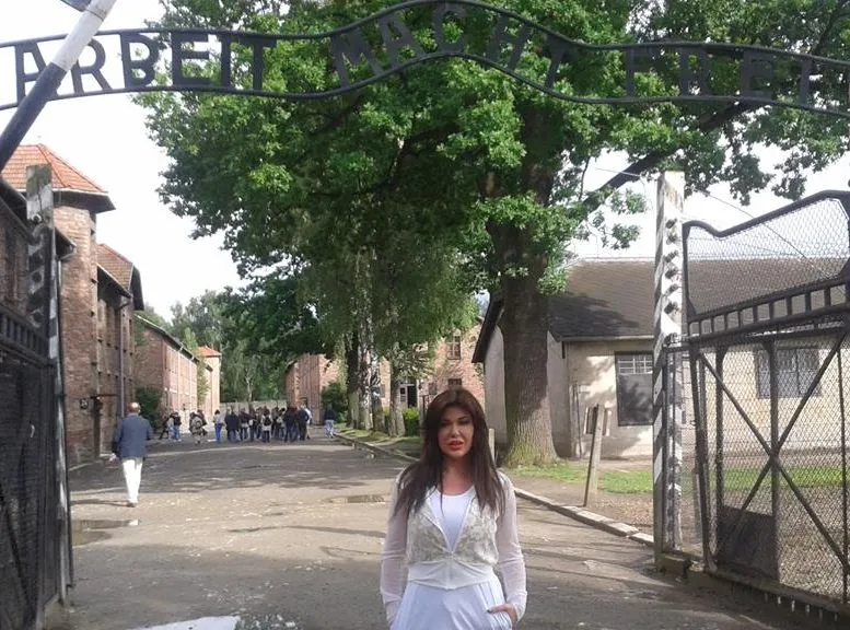 Węgrowska pochwaliła się "słitfocią" z Oświęcimia. Internauci oburzeni