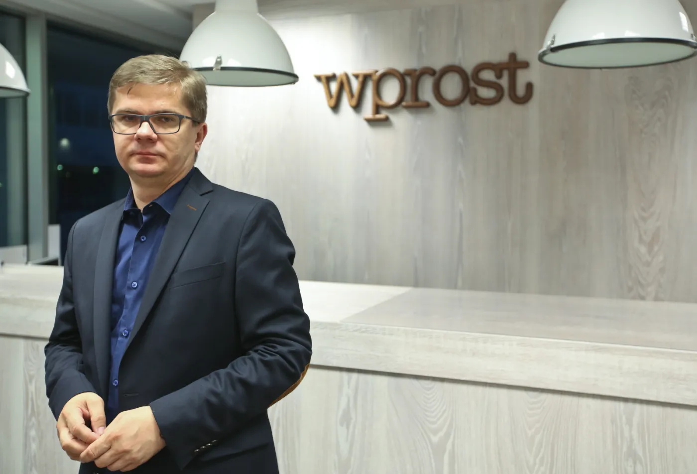 Sylwester Latkowski w redakcji "Wprost"