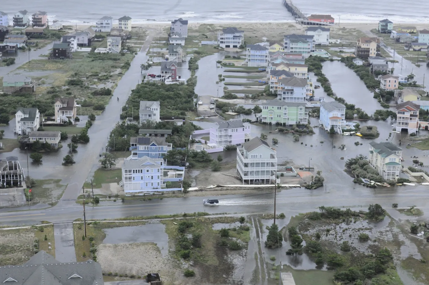 Skutki huraganu w Północnej Karolinie